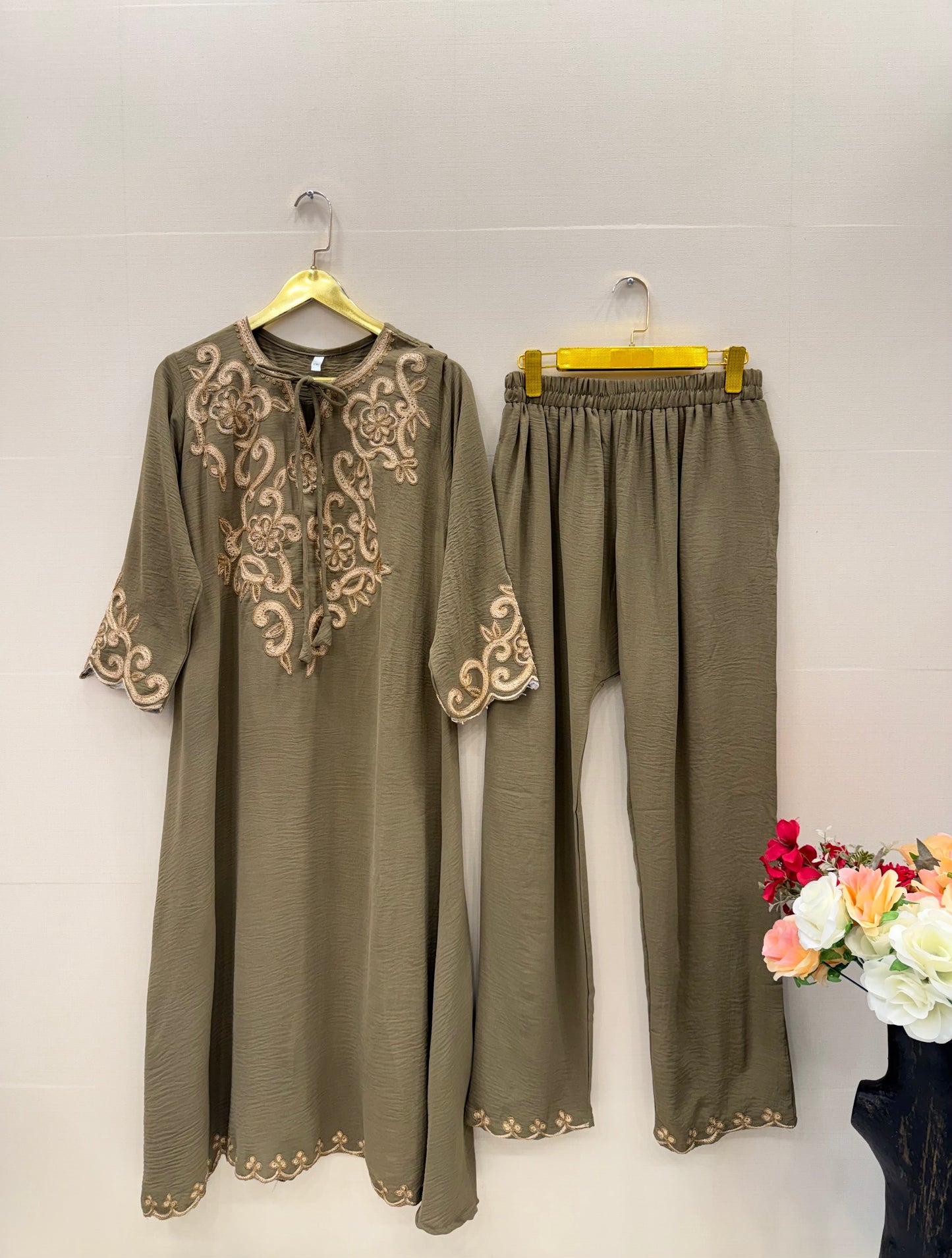 Imported embroided co-ord sets