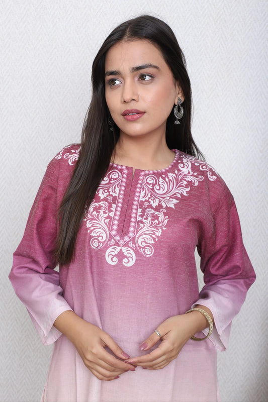 Rose Ombre Floral Co-Ord Set